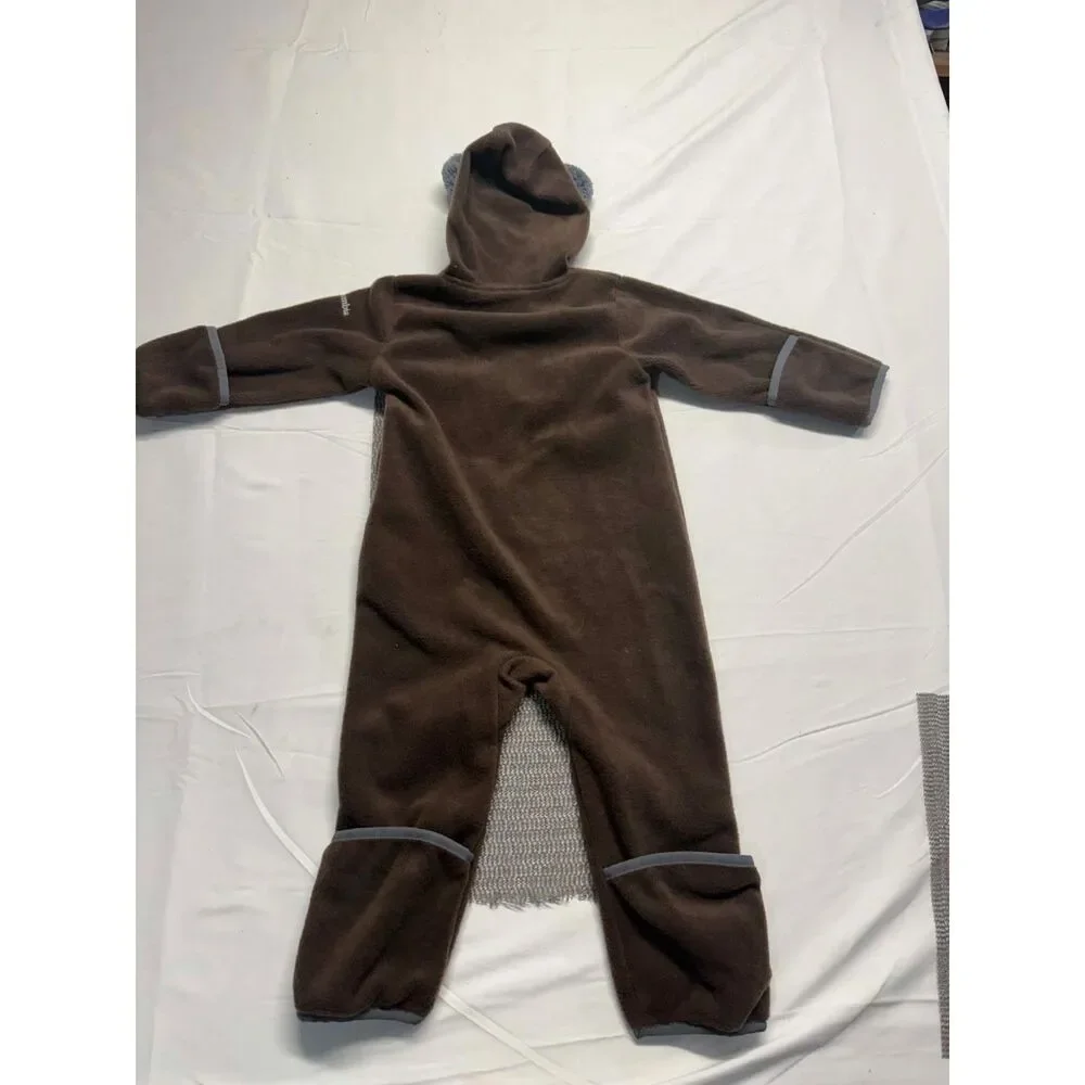 Columbia Baby 18-24 month Brown Bear Hooded Onesie